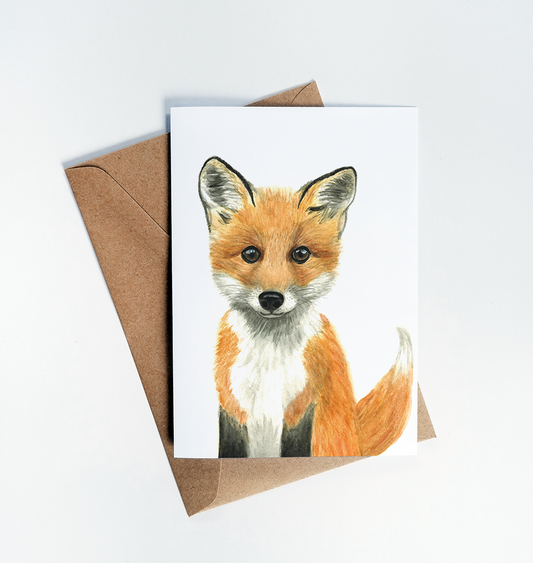 Fox Greeting Card