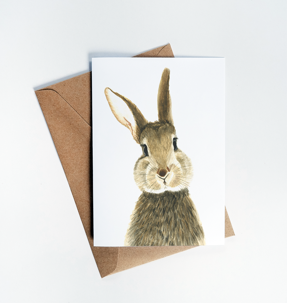 Rabbit Greeting Card