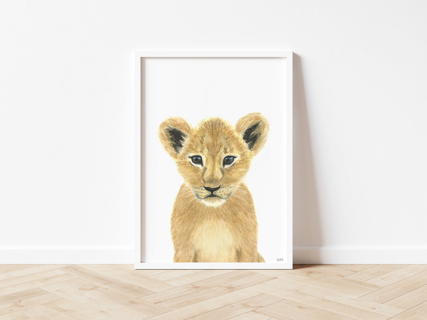 Lion cub print